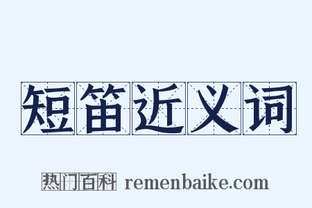 短笛近义词是什么意思的图片